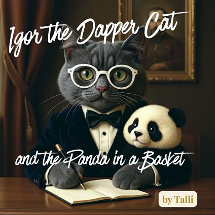 Igor the Dapper Cat and the Panda in a Basket