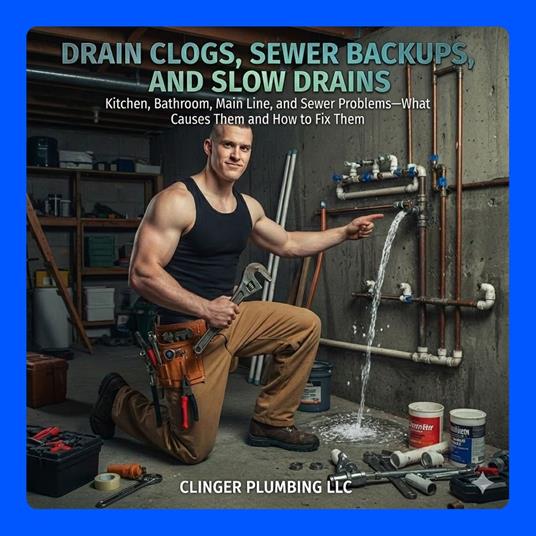 Drain Clogs, Sewer Backups, and Slow Drains: Kitchen, Bathroom, Main Line, and Sewer Problems—What Causes Them and How to Fix Them