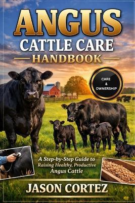 Angus Cattle Care Handbook: A Step-by-Step Guide to Raising Healthy, Productive Angus Cattle - Jason Cortez - cover