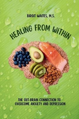 Healing From Within: A 3-Month Food Journal, Healing Recipes, and Holistic Nutrition Guide to Restore Gut Health, Reduce Anxiety, and Beat Depression Naturally - Birgit Waites - cover