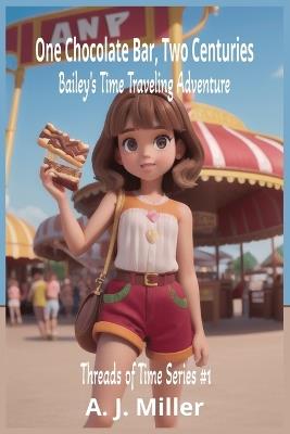 One Chocolate Bar, Two Centuries, Bailey's Time-Traveling Adventure: Threads of Time Series #1 A Time-Travel Mystery Woven Through Memory and Chocolate One cousin. One object. One echo. A legacy stitched across time. - A J Miller - cover