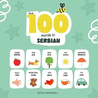 First 100 Words in Serbian, Serbian Language Learning for Kids: Bilingual Serbian Baby Book, Serbian First Dictionary, Serbian Flashcards - Duygu Mengioglu - cover