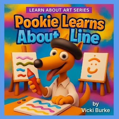 Pookie Learns About Line - Vicki Burke - cover