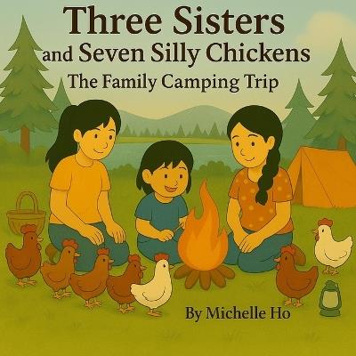 Three Sisters and Seven Silly Chickens: The Family Camping Trip - Michelle Ho - cover
