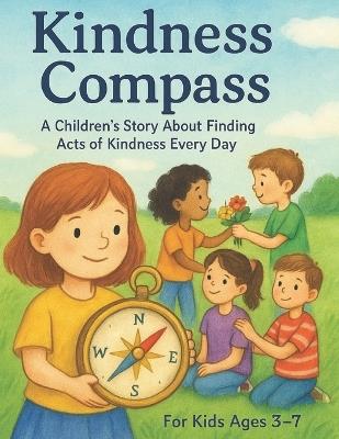 Kindness Compass: A Children's Story About Finding Acts of Kindness Every Day for Kids Ages 3-7 - Little Leap Studio,Bibi Khan - cover