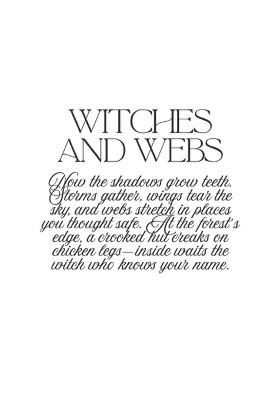 Witches and Webs - M M Crusinberry - cover