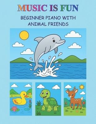 Beginner Piano with Messages from Animals - Cynthia Jordan - cover