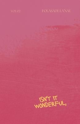 Isn't it Wonderful,: classic edition - Folasadé La'nae - cover