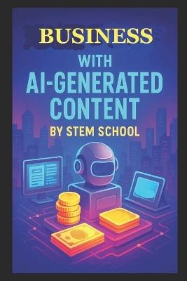 Business with AI-Generated Content: Images, Scripts and Voices - Unlock Your Creative Empire - Stem School - cover