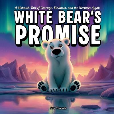 White Bear's Promise: A Mohawk Tale of Courage, Kindness, and the Northern Lights Indigenous Story About Polar Bears, Nature, and Caring for Mother Earth - Jem Maracle - cover