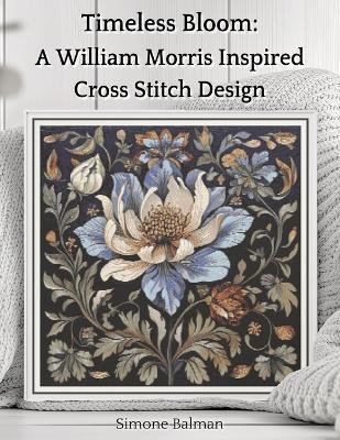Heritage Floral Cross Stitch Pattern: A Large-Print Floral Design with Multi-Brand Floss Legend - Simone Balman - cover