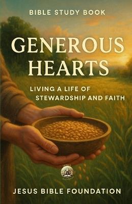Bible Study Book Generous Hearts: Living a Life of Stewardship and Faith - Jesus Bible Foundation - cover