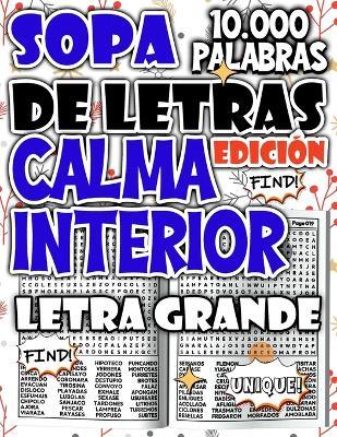 Sopa de Letras de 10.000 Palabras - Edición Calma Interior para Encontrar Serenidad en Cada Página - Modo Salvatore - cover