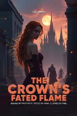 The Crown's Fated Flame: Bound By Prophecy. Tested By War. Claimed By Fire. - T D Smith - cover