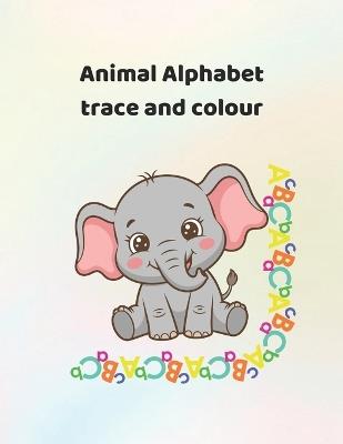 Animal Alphabet Trace and Colour book: Making Learning Fun - Phillippa McGrath - cover