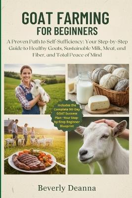 Goat Farming for Beginners: A Proven Path to Self-Sufficiency: Your Step-by-Step Guide to Healthy Goats, Sustainable Milk, Meat, and Fiber, and Total Peace of Mind - Beverly Deanna - cover