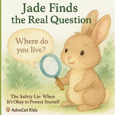 Jade Finds the Real Question: The Safety Lie - When It's Okay to Protect Yourself: A gentle SEL story about safe vs. unsafe questions and trusting your tummy feelings. - Advo Cat - cover