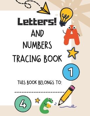 Letter and Number Tracing Book - Afram Publishing - cover
