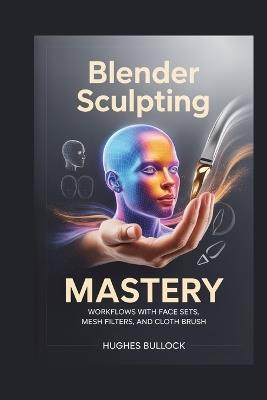 Blender Sculpting Mastery: Workflows with Face Sets, Mesh Filters, and Cloth Brush - Hughes Bullock - cover