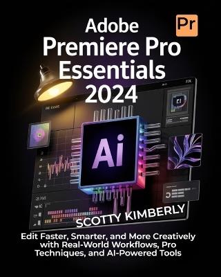 Adobe Premiere Pro Essentials 2024: Edit Faster, Smarter, and More Creatively with Real-World Workflows, Pro Techniques, and AI-Powered Tools - Scotty Kimberly - cover