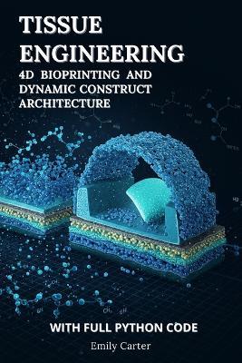 Tissue Engineering: 4D Bioprinting and Dynamic Construct Architecture: Mastering 4D Bioprinting, Dynamic Scaffold Design, and Computational Biofabrication with End-to-End Python Workflows - Emily Carter - cover