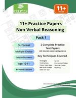 11+ GL Practice Papers - Non-Verbal Reasoning (NVR) - Pack 1: Printed Edition