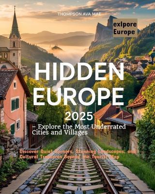 Hidden Europe 2025 - Explore the Most Underrated Cities and Villages: Discover Quiet Corners, Stunning Landscapes, and Cultural Treasures Beyond the Tourist Map - Thompson Ava Mae - cover