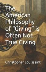 The American Philosophy of 