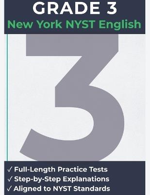 New York State Test Prep Guide - English Language Arts (ELA) Grade 3: 5 Full-length NYS Practice Tests - Smart Stars - cover