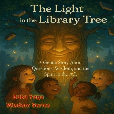 The Light in the Library Tree: A Gentle Story About Questions, Wisdom, and the Spirit in the A.I. - Cyber Leshy,Baba Yaga - cover