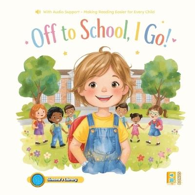 Off to School, I Go!: With Audio Support - Making Reading Easier for Every Child - Simona Stefanakova Garcia - cover