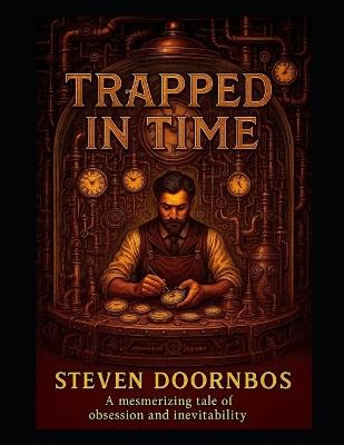 Trapped In Time a breathtaking steampunk science fiction epic: A mesmerizing tale of obsession and inevitability - Steven Doornbos - cover