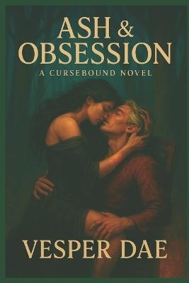 Cursebound: Ash and Obsession: A dark fantasy romance of forbidden magic, dominant witches, and a commander bound by obsession - Vesper Dae - cover