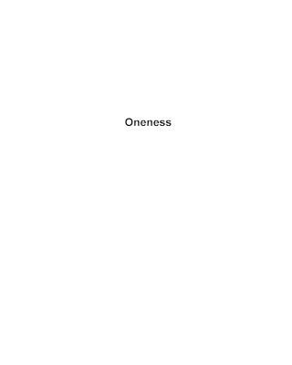 Oneness - Jane Yang - cover