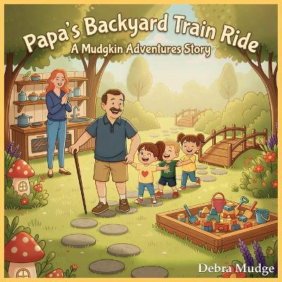 Papa's Backyard Train Ride: A Mudgkin Adventures Story - Debra Mudge - cover