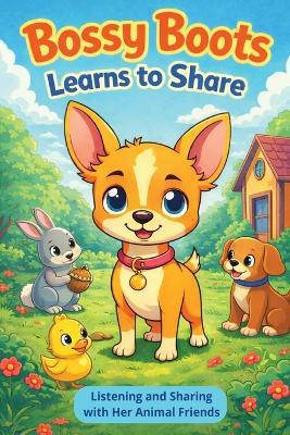 Bossy Boots Learns to Share: A Story About Listening, Kindness, and Friendship - Rh Barkley - cover