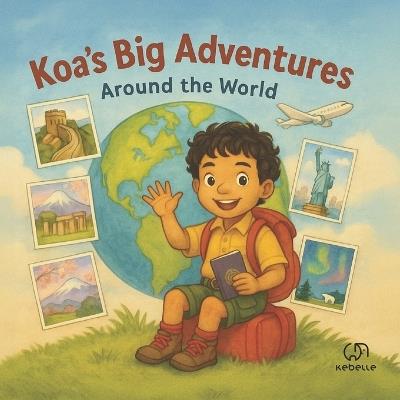 Koa's Big Adventures: Around the World: A Fun and Educational Journey to Landmarks and Wonders Across the Globe - K Belle - cover