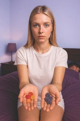 The Purple Gummies: One Chew, One Card: A taste of truth - a card of consequence. - Samir Hanna Safar - cover