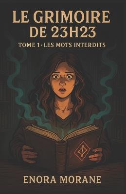 Le Grimoire de 23h23 Tome 1 - Les Mots Interdits: Une histoire sombre, immersive et poignante, entre sortilèges et secrets de famille. Pour les lecteurs en quête d'émotions autant que de mystère. - Enora Morane - cover