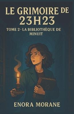 Le Grimoire de 23h23 Tome 2 - La Bibliothèque de Minuit: Un deuxième tome aussi inquiétant que bouleversant, entre mémoire lacunaire et vérités interdites. - Enora Morane - cover
