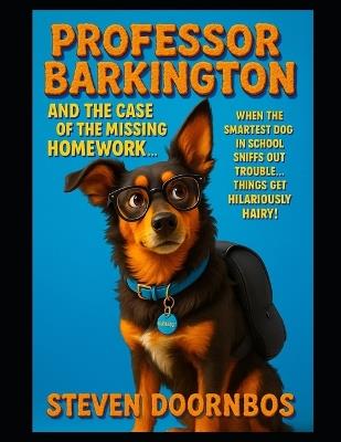 Professor Barkington and the Case of the Missing Homework: A read to me book for kids ages 5-12: When the smartest dog in school sniffs out trouble, things get hilariously hairy. - Steven Doornbos - cover