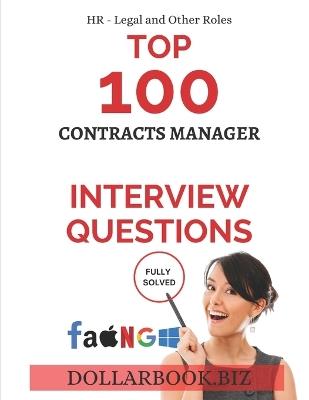 Top 100 Contracts Manager Interview questions: Fully Solved! - Dollarbook Biz - cover