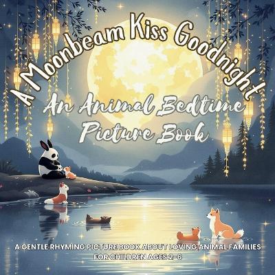 A Moonbeam Kiss Goodnight: An Animal Bedtime Picture Book: A gentle rhyming picture book about loving animal families for children ages 2-6 - Sophia Tales - cover