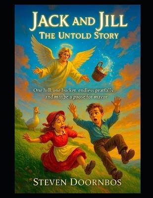 Jack and Jill, The Untold Story. A read-to-me kid's book for ages 5-12: One hill, one bucket, endless pratfalls...and maybe a goose for mayor - Steven Doornbos - cover