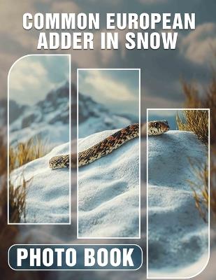 Common European Adder In Snow Photo Book: 40 Stunning Images Capturing The Beauty Of Europe's Iconic Snake In Winter Settings - Marjorie Morgan - cover