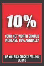 Your Net Worth Should Increase 10% Annually: Or You Risk Falling Behind