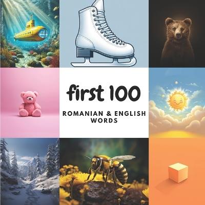 First 100 Romanian & English Words - Aisling Heidary,Ali Heidary - cover