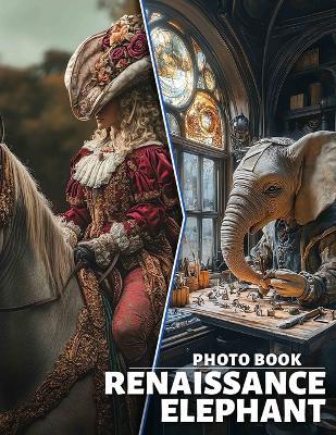 Renaissance Elephant Photo Book: 40 Stunning Illustrations Of Elephants Inspired By The Renaissance Era For Art Enthusiasts - Sabrina Bishop - cover