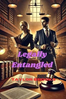 Romantic Suspense Novel - Legally Entangled: A Fight for Justice, a Struggle for Love - Romance Novel - Taylor Brooks - cover