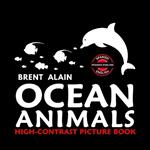 Ocean Animals: Spanish-English High Contrast Picture Book for Newborns and Babies